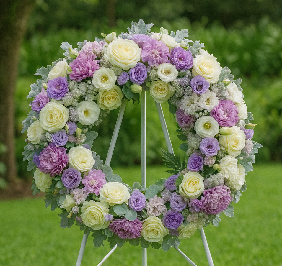 Lavender dreams wreath