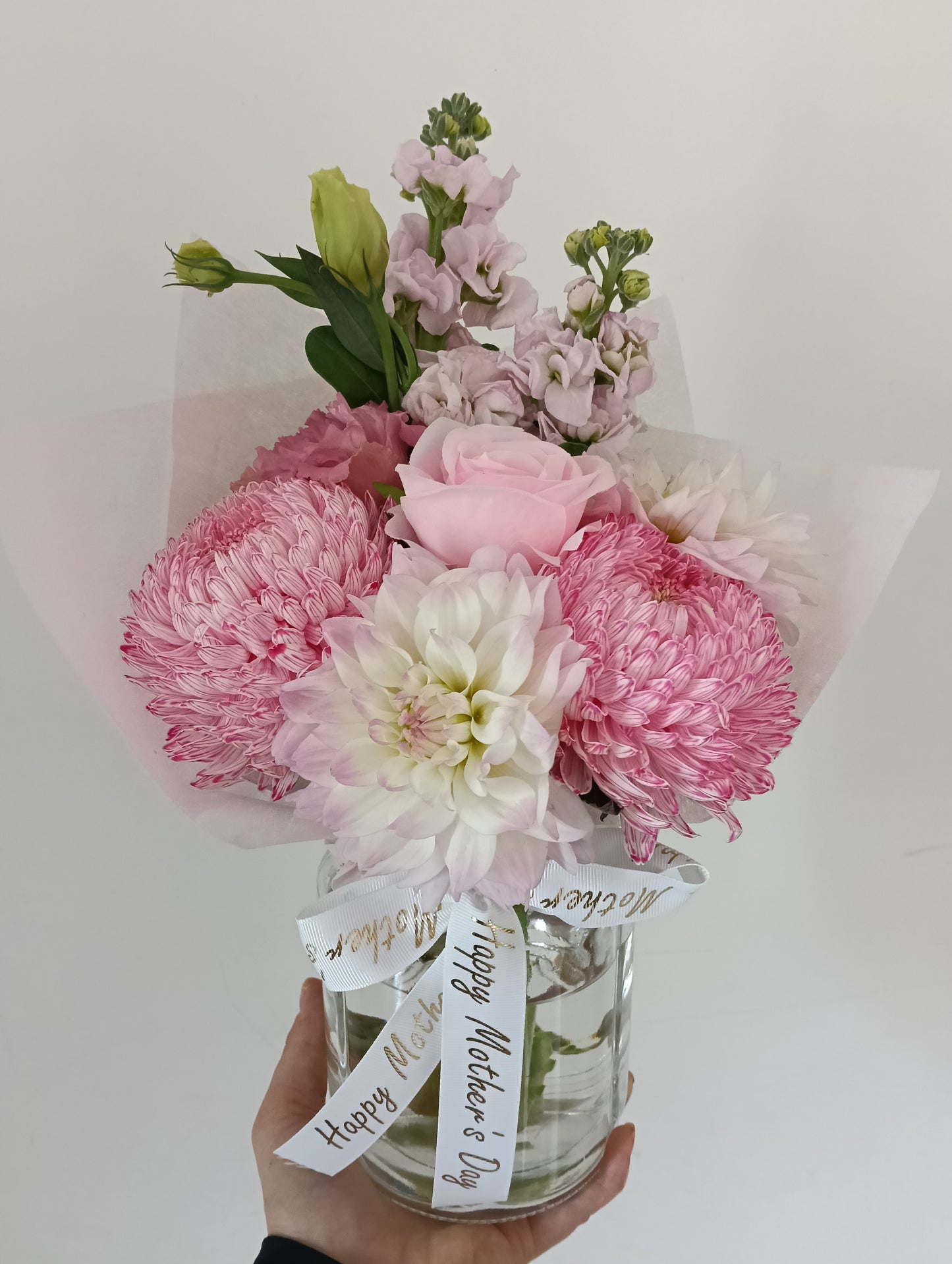 Blushing pink