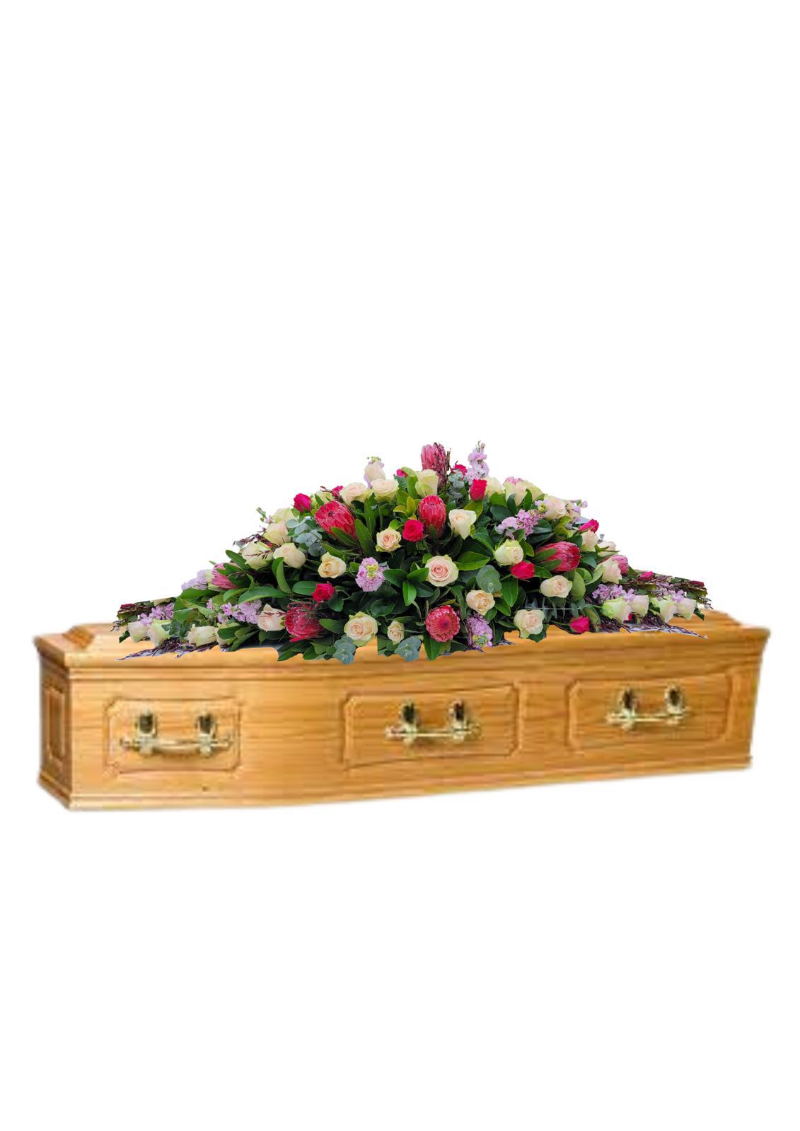 Deep love casket spray
